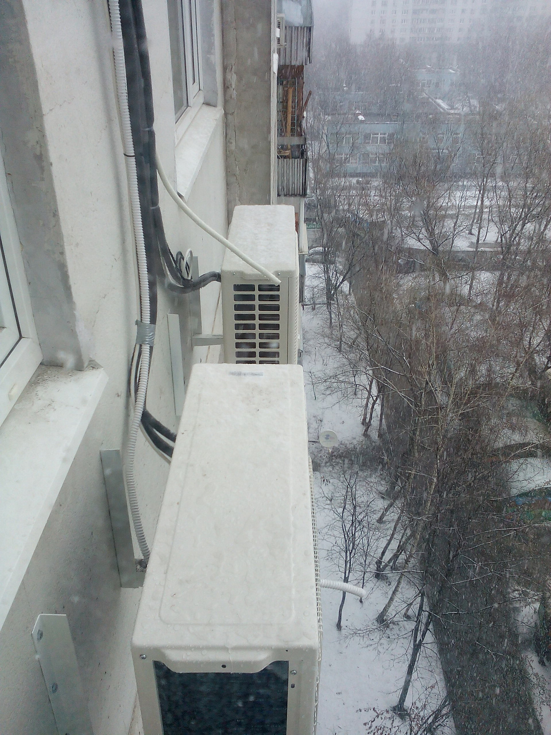 Установка кондиционеров в квартире